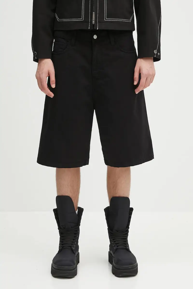 pantaloncini in cotone Landon Short colore nero I034808.89GD