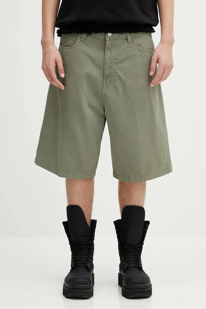 pantaloncini in cotone Landon Short colore verde I034808.1YFGD