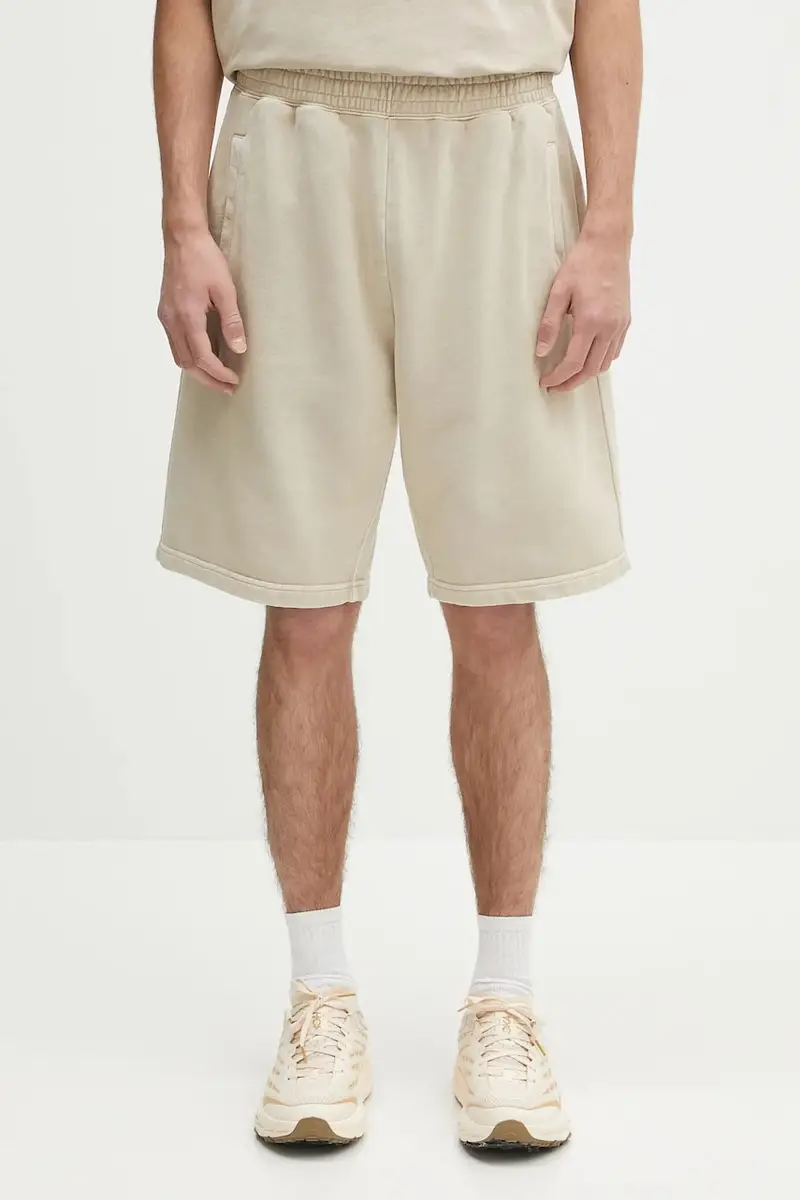 pantaloncini in cotone Nelson Sweat Short uomo colore beige I030130.2LPGD