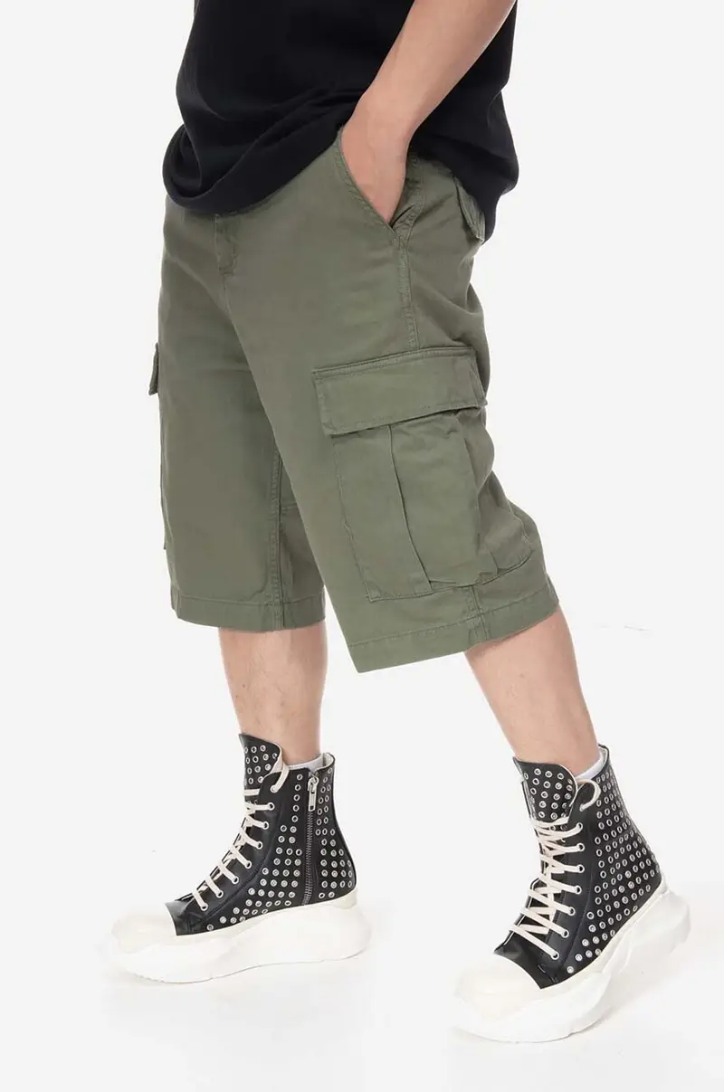 pantaloncini in cotone Verde