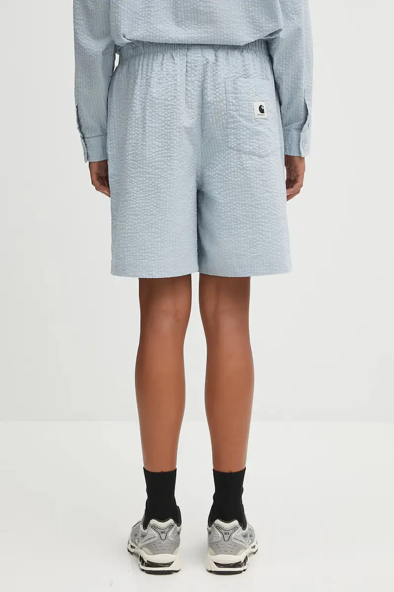 pantaloncini in cotone W' Toland donna colore blu I035133.31SXX miniatura 3