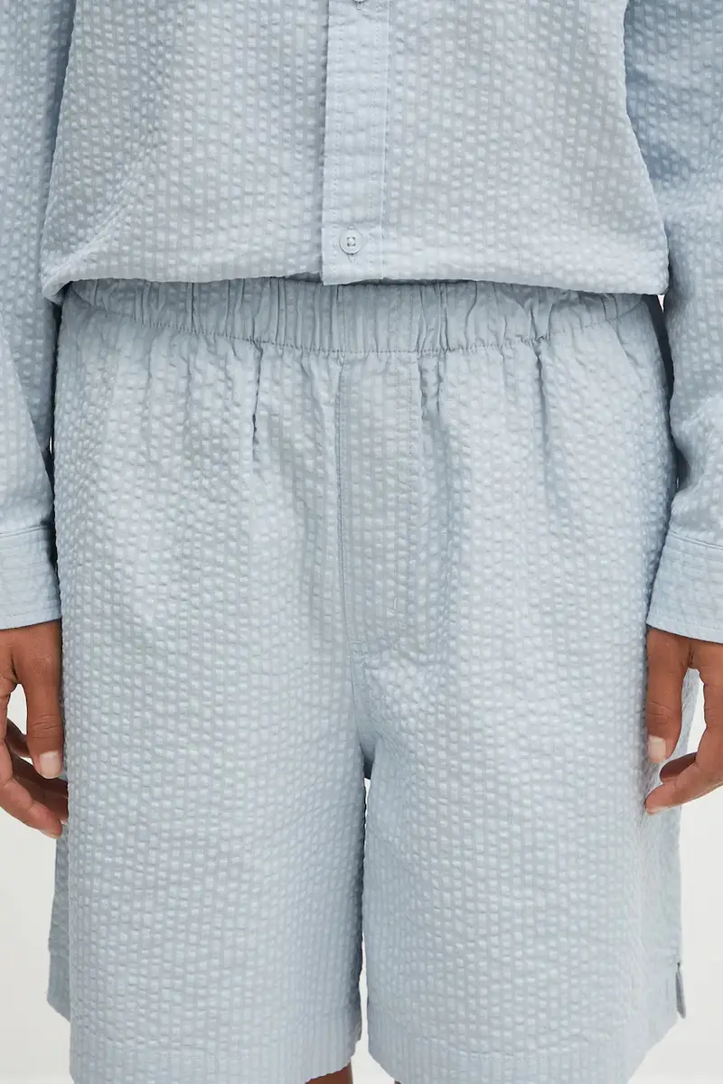 pantaloncini in cotone W' Toland donna colore blu I035133.31SXX miniatura 4