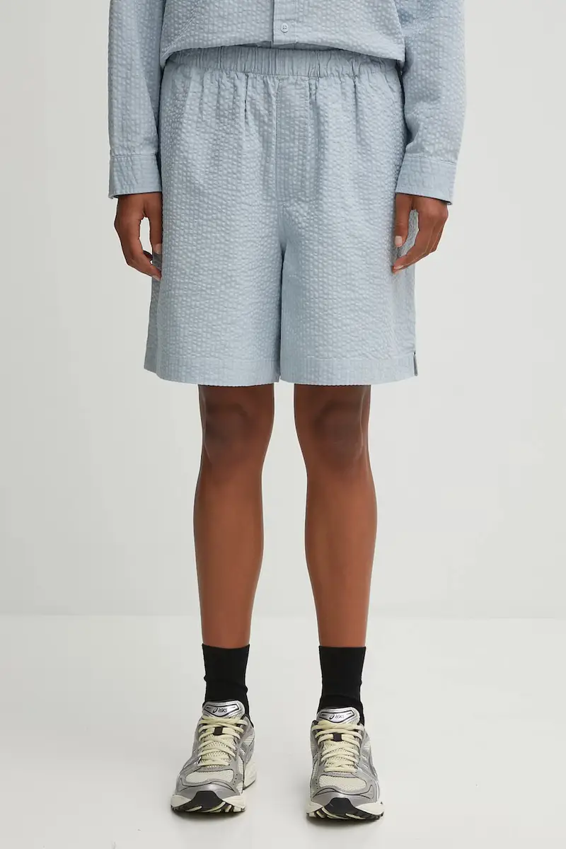 pantaloncini in cotone W' Toland donna colore blu I035133.31SXX