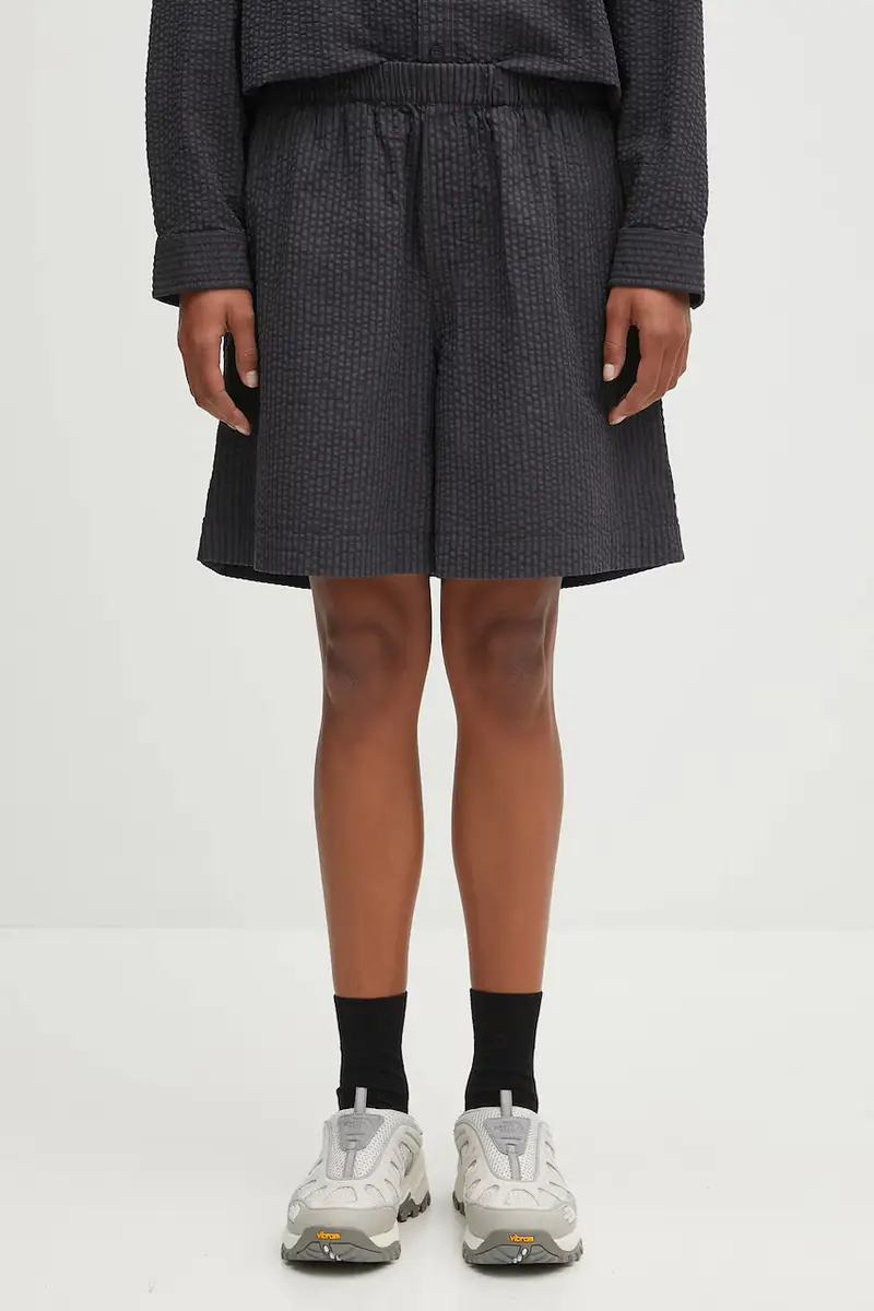 pantaloncini in cotone W' Toland donna colore nero I035133.31RXX