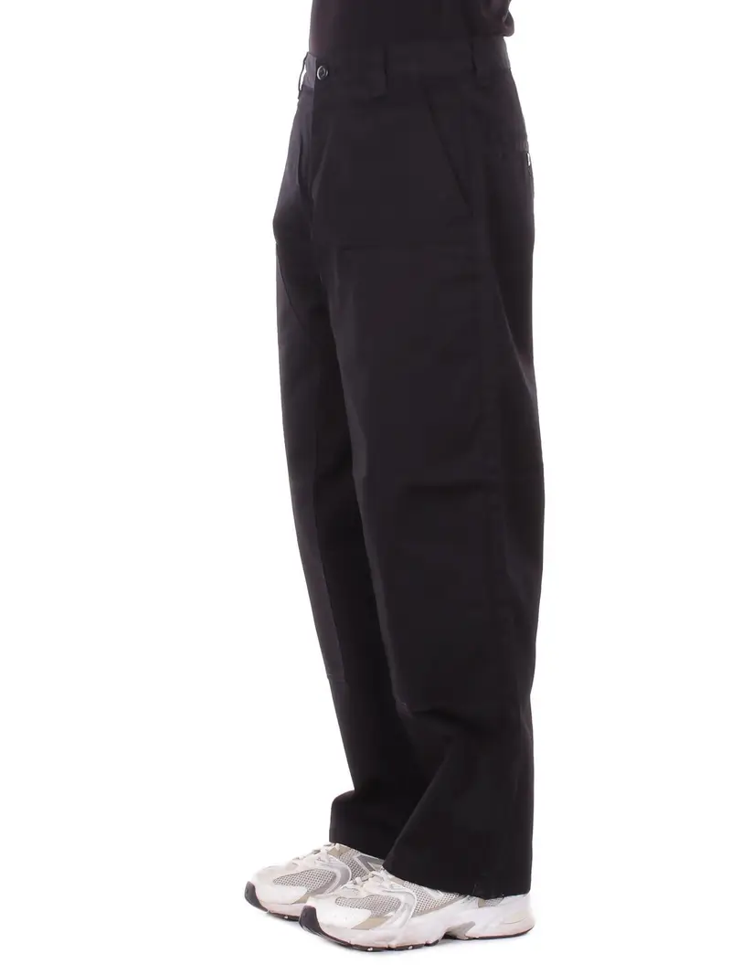 Pantalone Uomo CARHARTT WIP Black rinsed Brady double knee chino pant miniatura 2