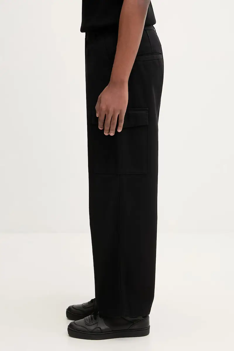 pantaloni in cotone Brady Cargo Pant uomo colore nero I036313.8902 miniatura 2