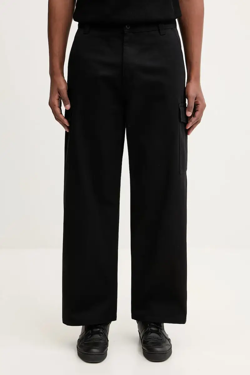 pantaloni in cotone Brady Cargo Pant uomo colore nero I036313.8902