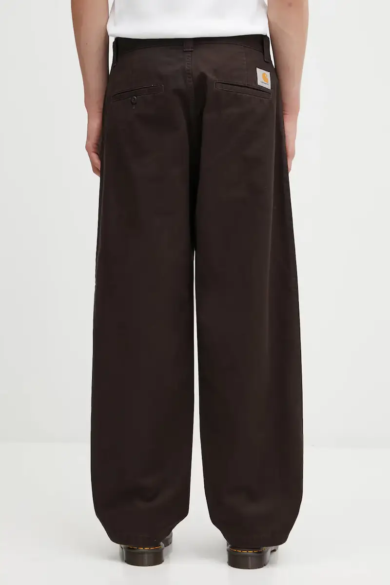 pantaloni in cotone Brady Pant uomo colore marrone I035655.4706 miniatura 3