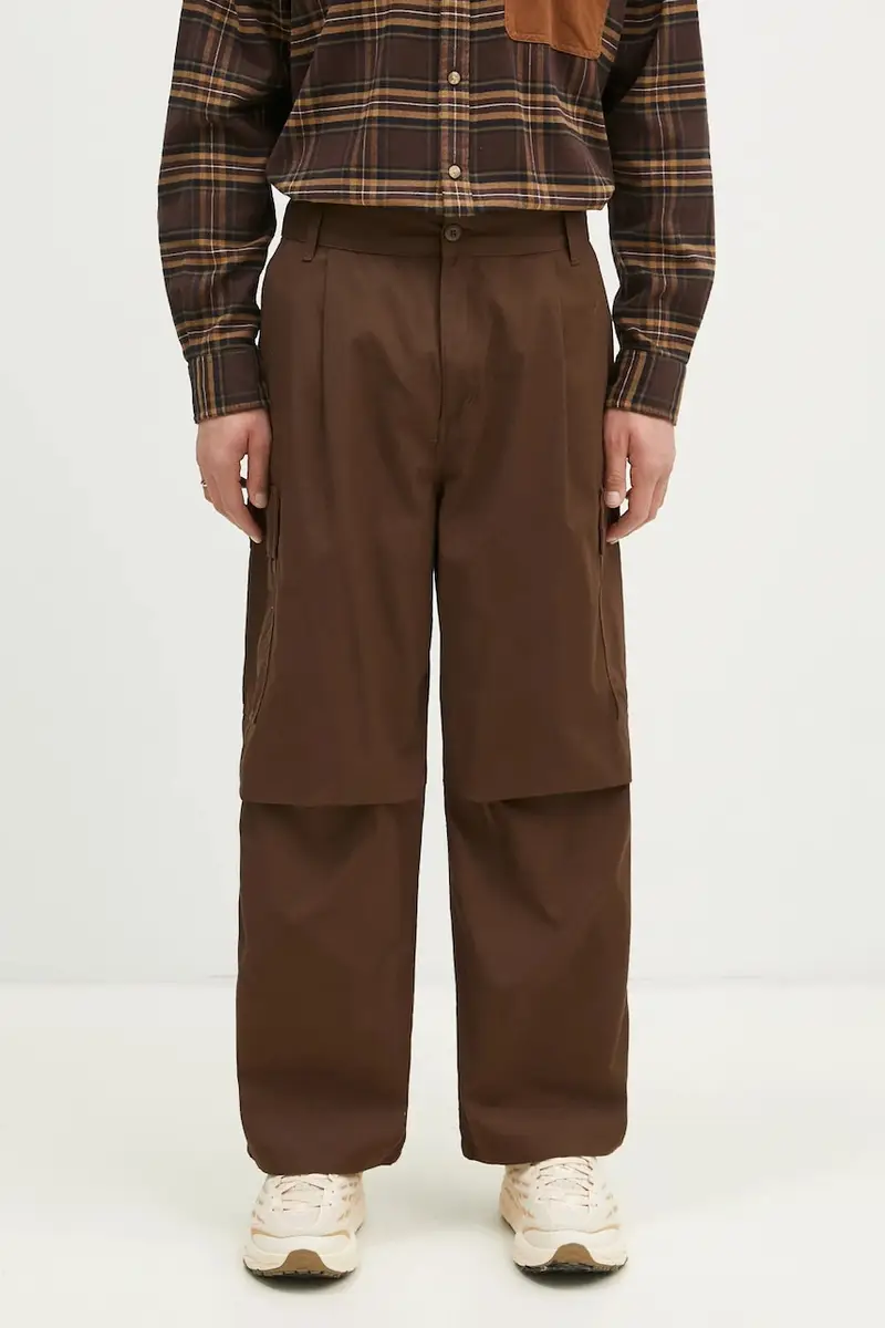 pantaloni in cotone Cole Cargo Pant colore marrone I030477.2LS02