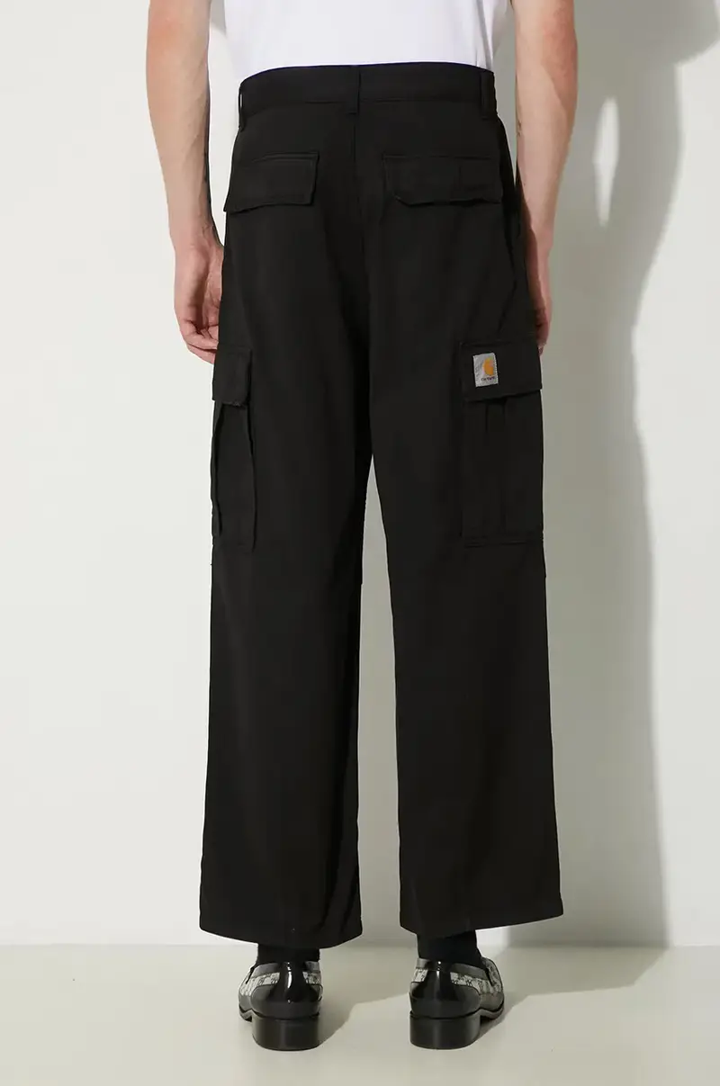 pantaloni in cotone Cole Cargo Pant Nero miniatura 3