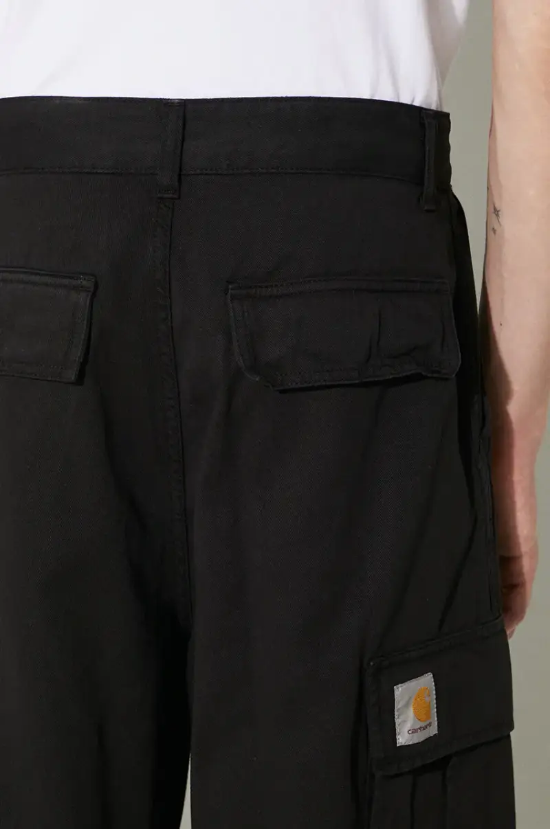 pantaloni in cotone Cole Cargo Pant Nero miniatura 4