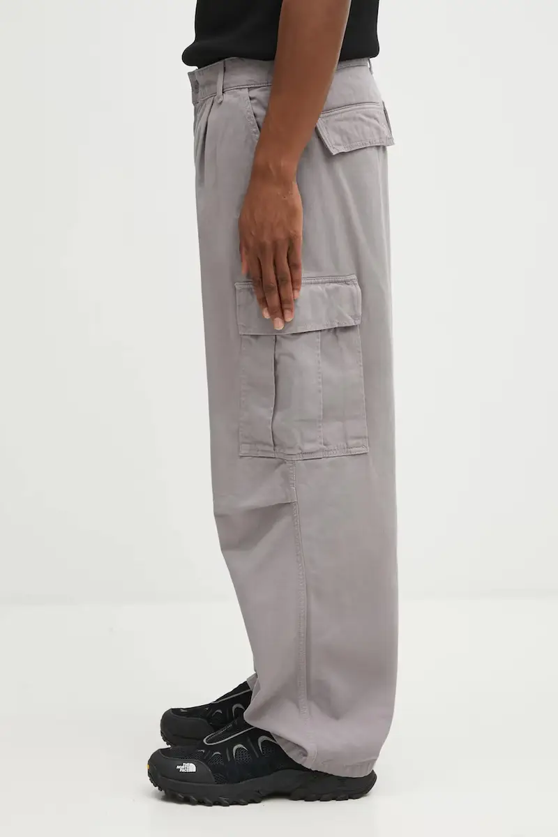 pantaloni in cotone Cole Cargo Pant uomo colore grigio I031218.2LRGD miniatura 2