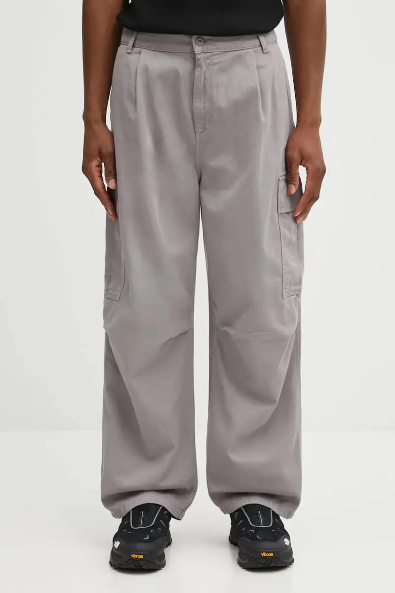 pantaloni in cotone Cole Cargo Pant uomo colore grigio I031218.2LRGD