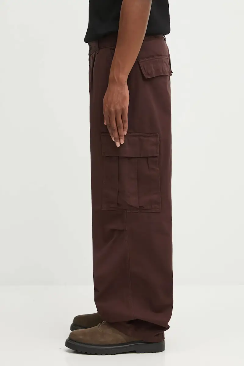 pantaloni in cotone Cole Cargo Pant uomo colore violetto I031218.33HGD miniatura 2