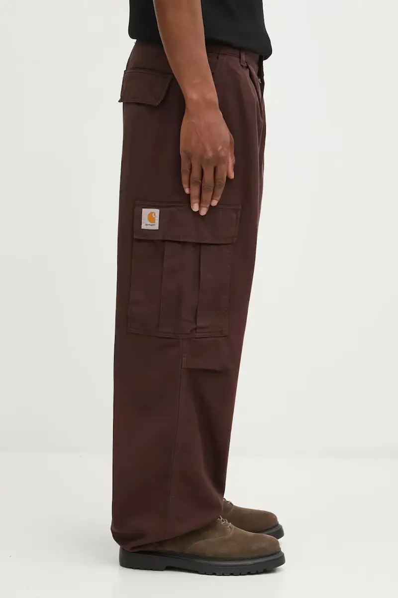 pantaloni in cotone Cole Cargo Pant uomo colore violetto I031218.33HGD miniatura 4
