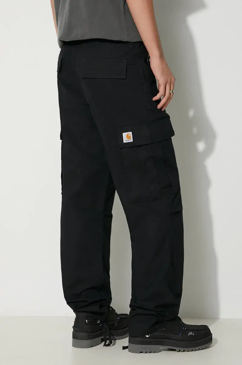 pantaloni in cotone colore nero