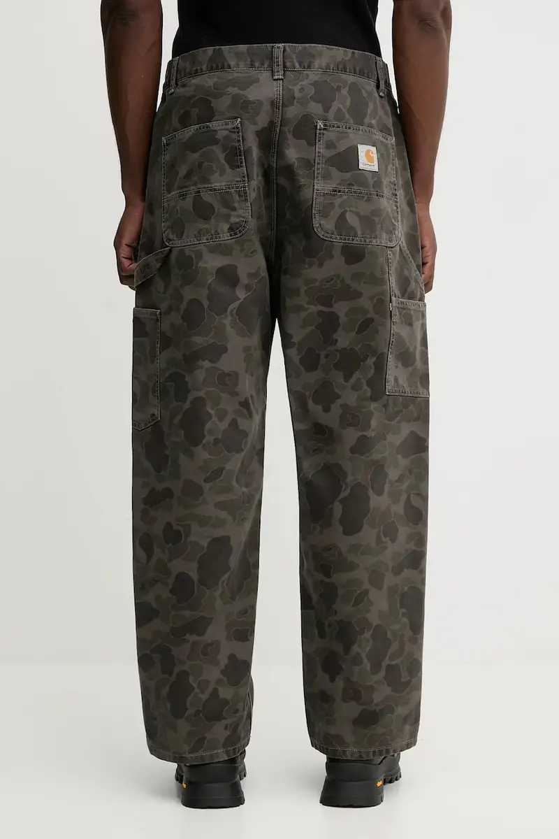 pantaloni in cotone Duck Single Knee Pant uomo colore verde I033896.3ELGD miniatura 3