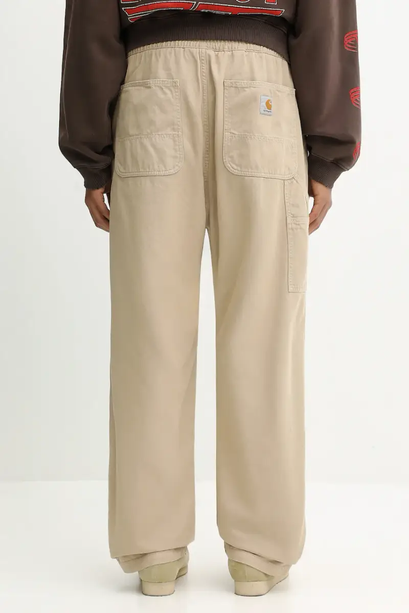 pantaloni in cotone Flint Pant uomo colore beige I029919.G1GD miniatura 3