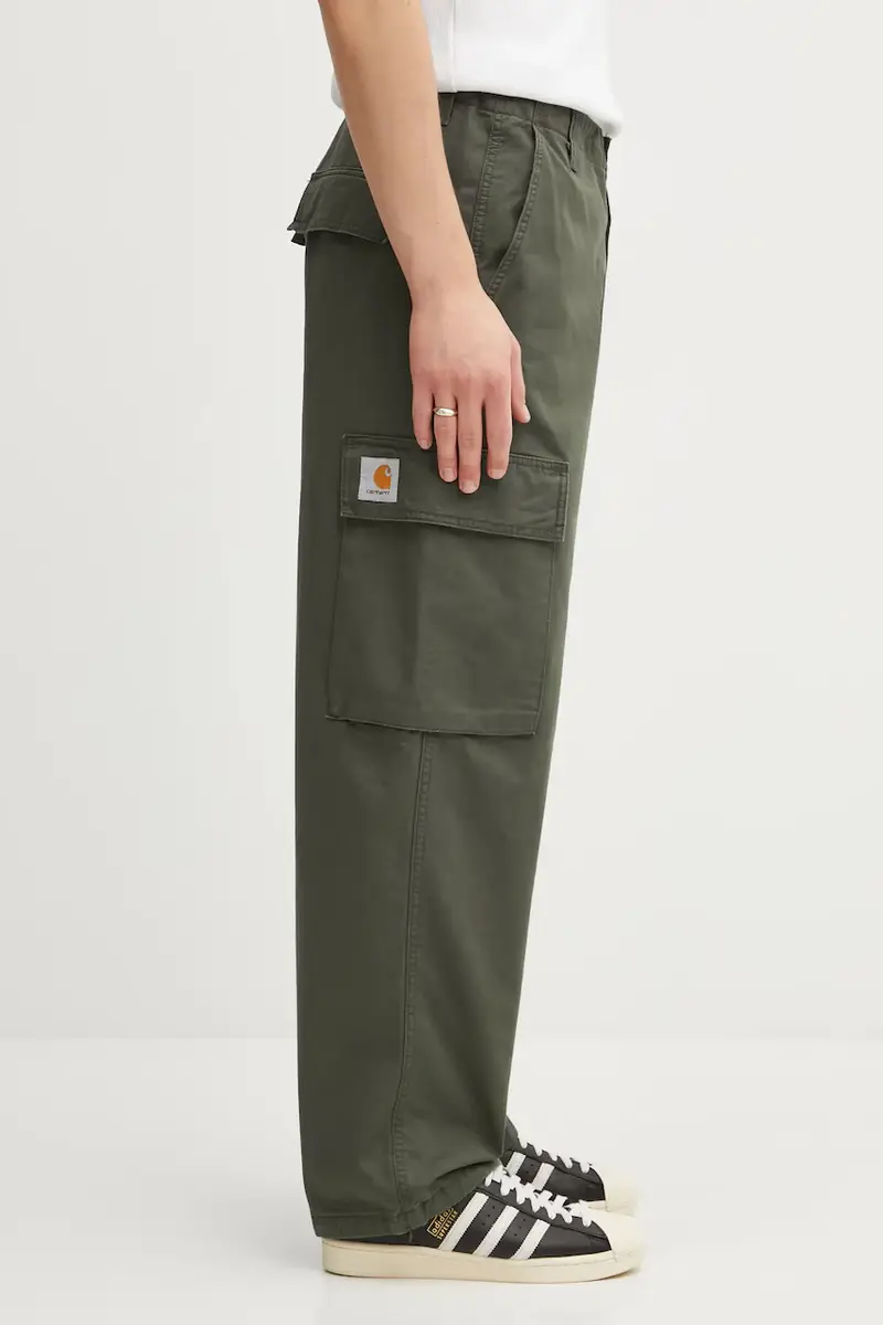 pantaloni in cotone Kade Cargo Pant uomo colore verde I035585.2ZX06 miniatura 4