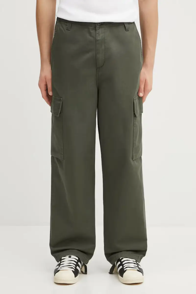 pantaloni in cotone Kade Cargo Pant uomo colore verde I035585.2ZX06