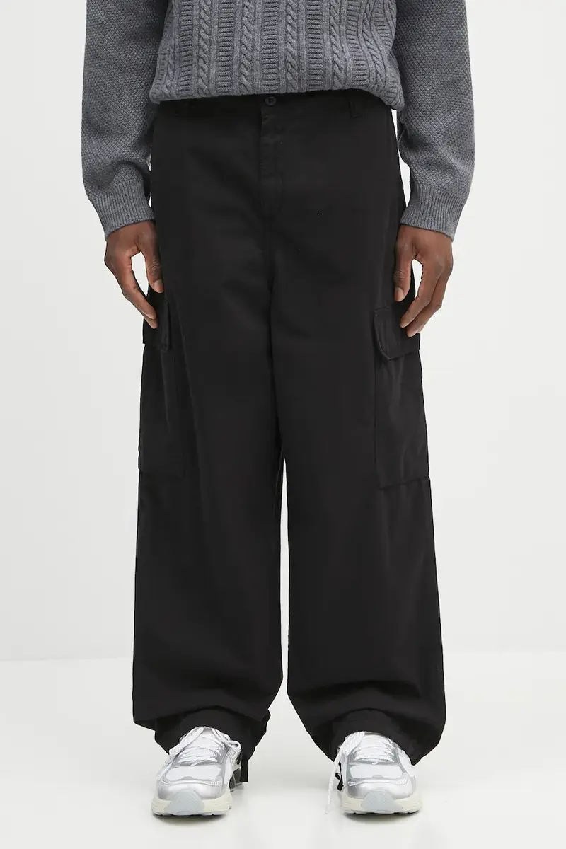 pantaloni in cotone Kade Cargo uomo colore marrone I035564.89GD