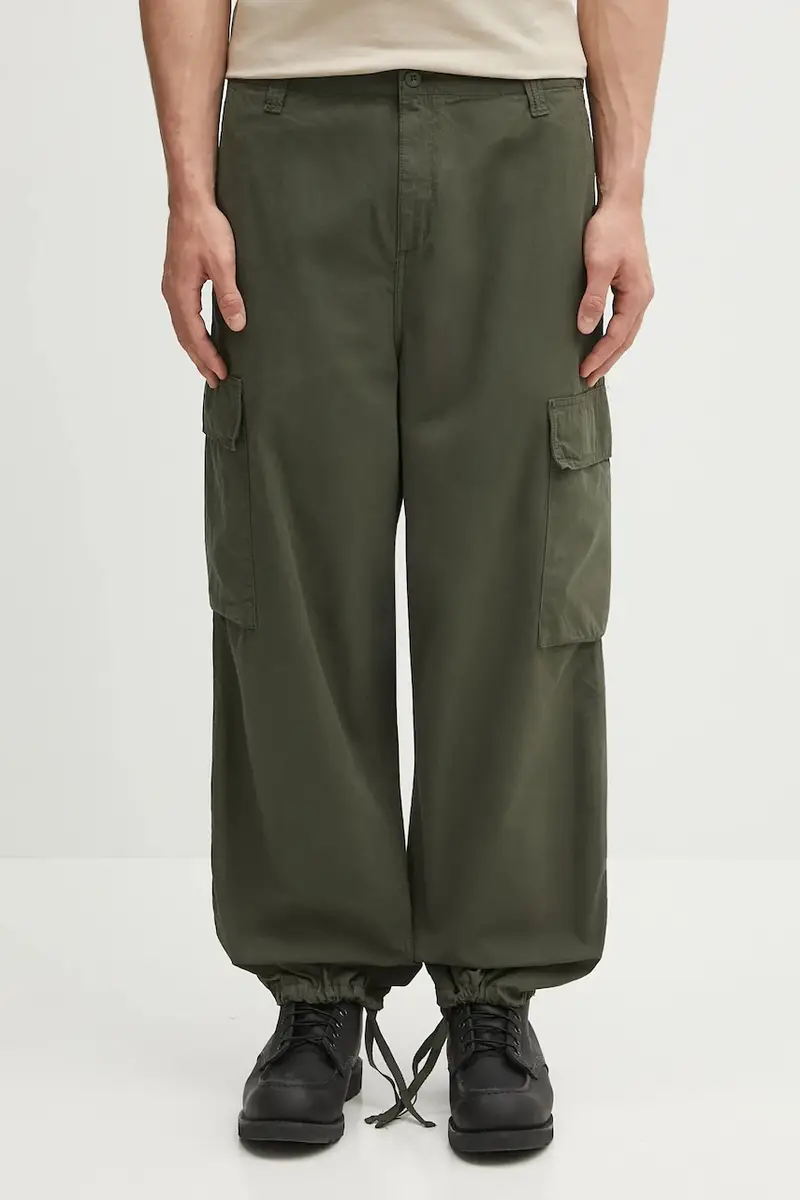 pantaloni in cotone Kade Cargo uomo colore verde I035564.2ZXGD