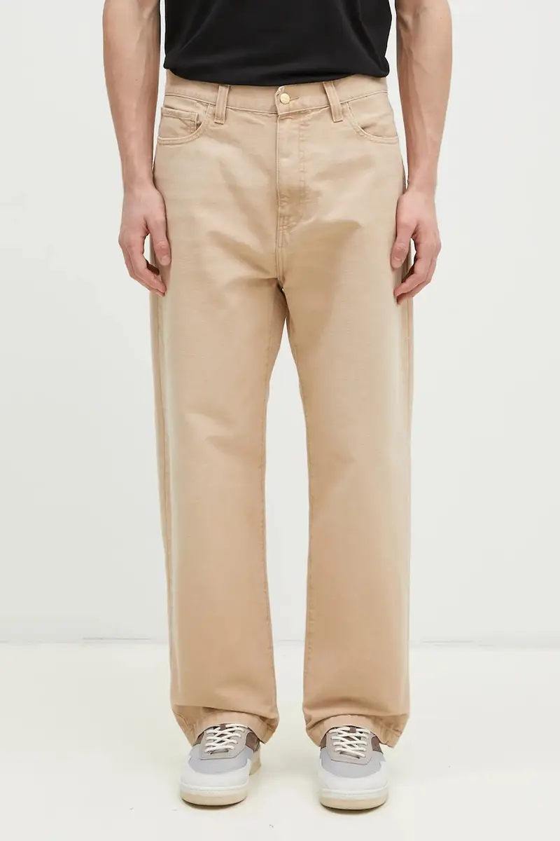 pantaloni in cotone Landon Pant colore beige I034318.07E4O
