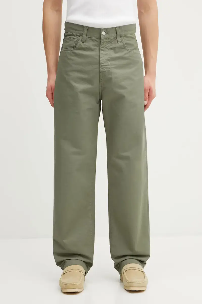 pantaloni in cotone Landon Pant colore verde I034806.1YFGD