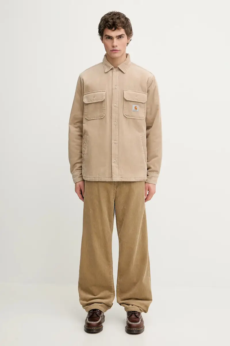 pantaloni in cotone Landon Pant uomo colore beige I032297.8Y02 miniatura 5
