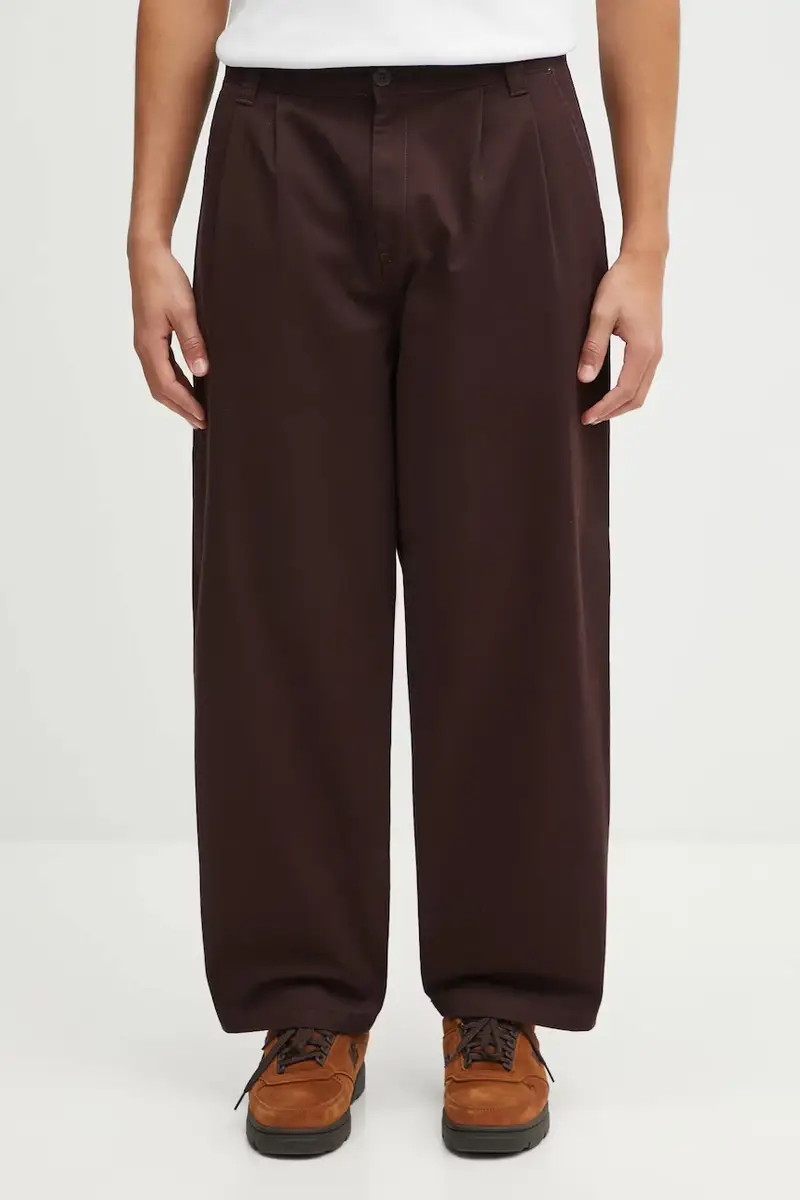 pantaloni in cotone Merrick Pant uomo colore marrone I033759.33H06