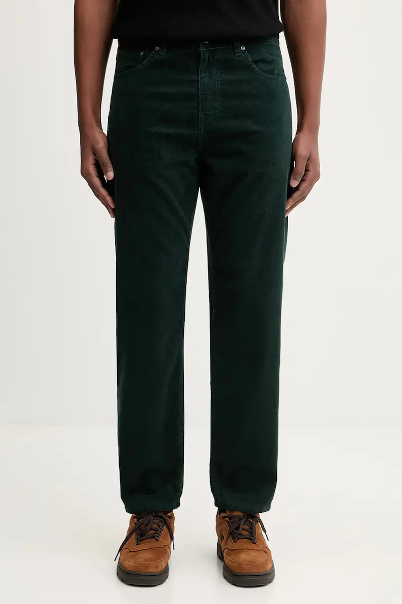 pantaloni in cotone Newel Pant uomo colore verde I031456.3GH02