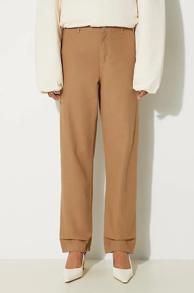 pantaloni in cotone Pierce Pant Straight colore beige I032966.2FS02