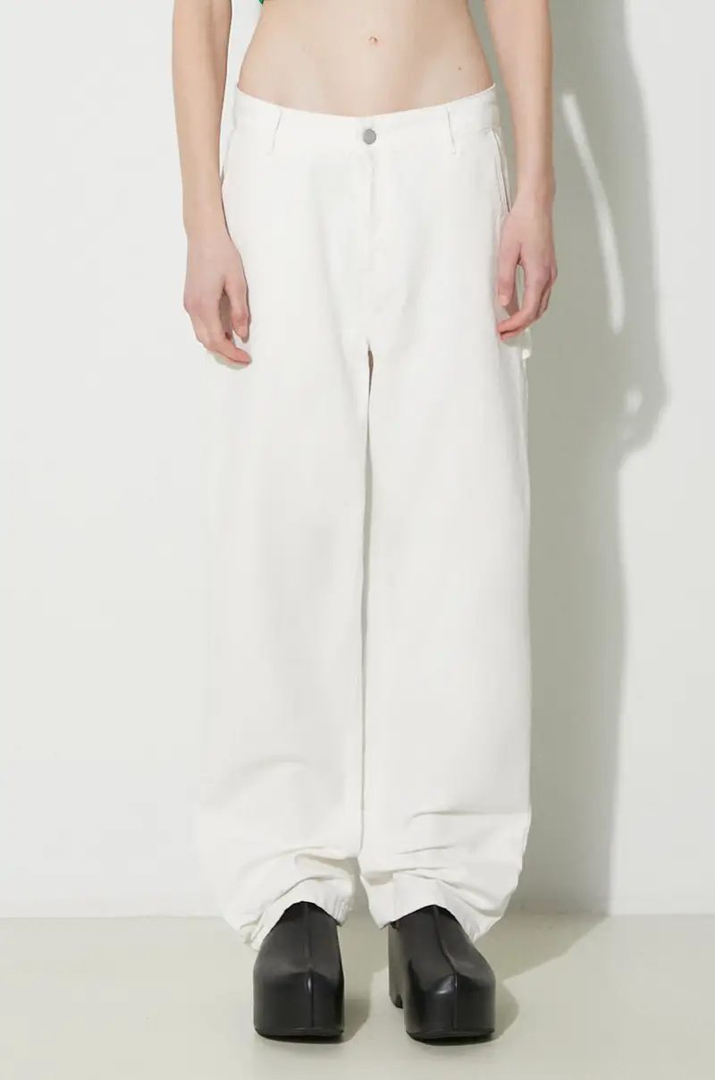 pantaloni in cotone Pierce Pant Straight colore beige I032966.D602