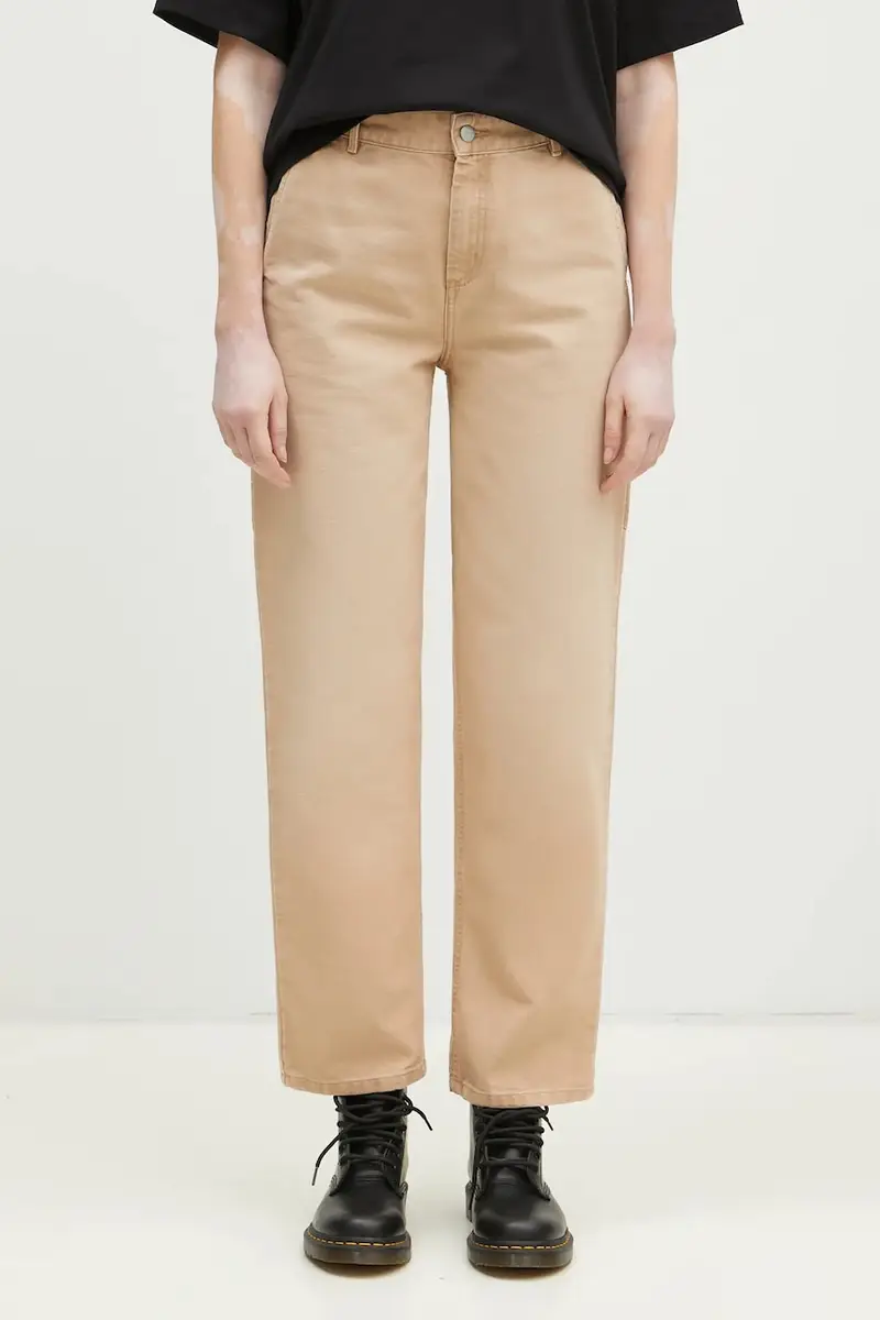 pantaloni in cotone Pierce Pant Straight colore beige I034323.07E4O