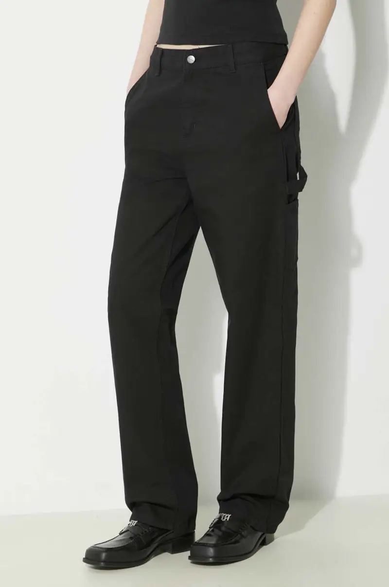 pantaloni in cotone Pierce Pant Straight colore nero I032966.8902