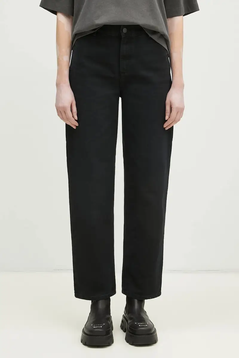 pantaloni in cotone Pierce Pant Straight colore nero I034323.894O