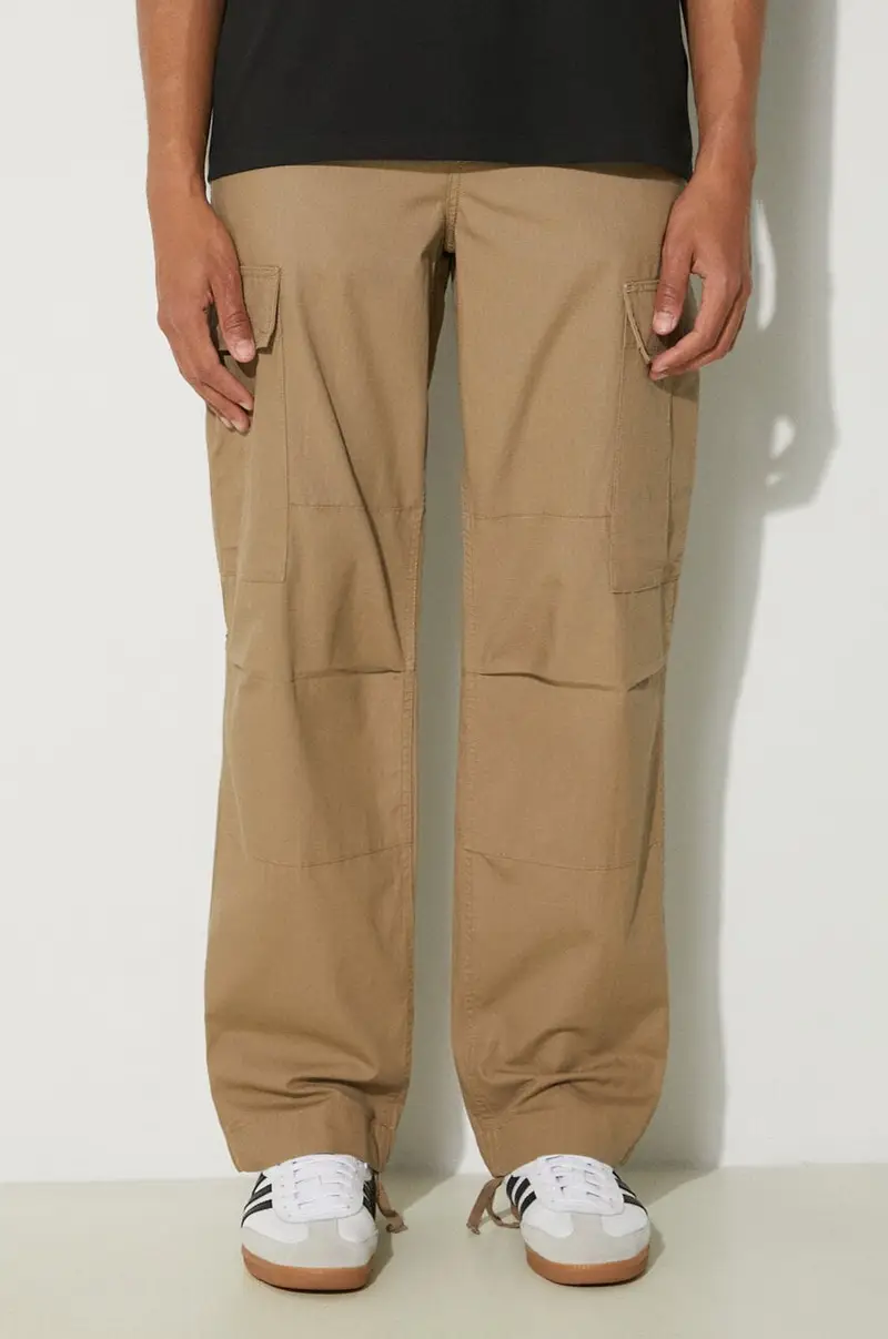 pantaloni in cotone Regular Cargo Pant colore beige I032467.8Y02