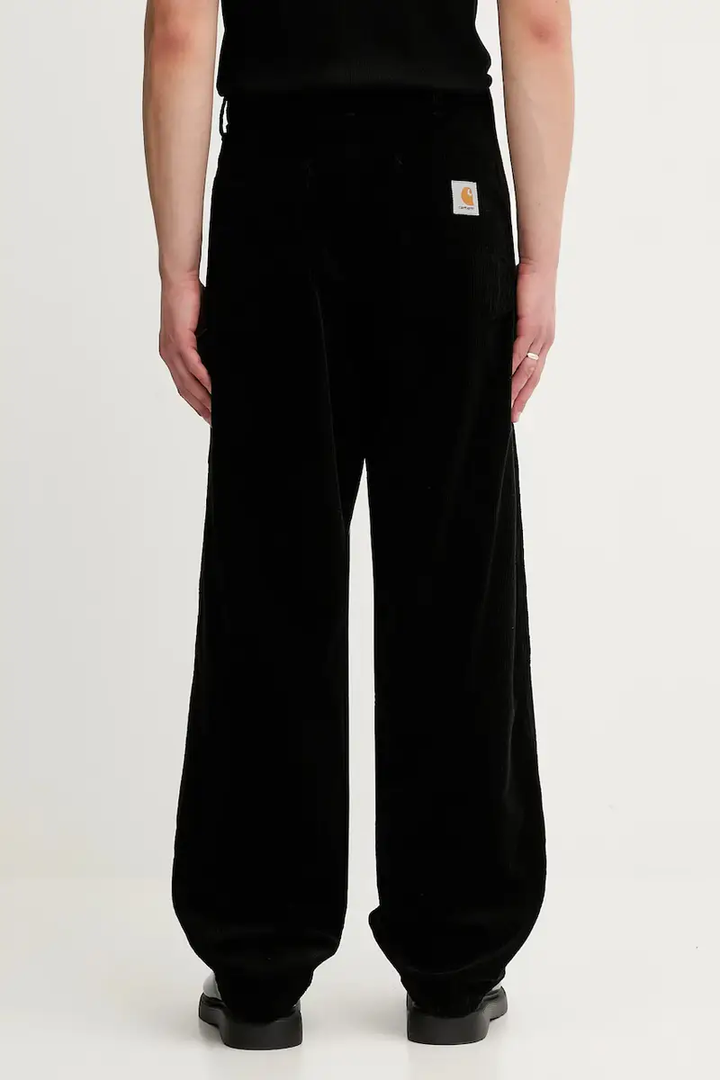 pantaloni in cotone Simple Pant uomo colore nero I027217.8902 miniatura 3