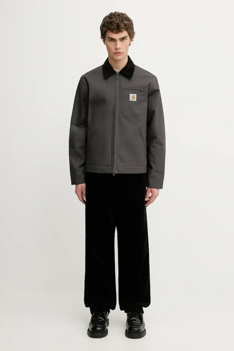 pantaloni in cotone Simple Pant uomo colore nero I027217.8902 miniatura 5