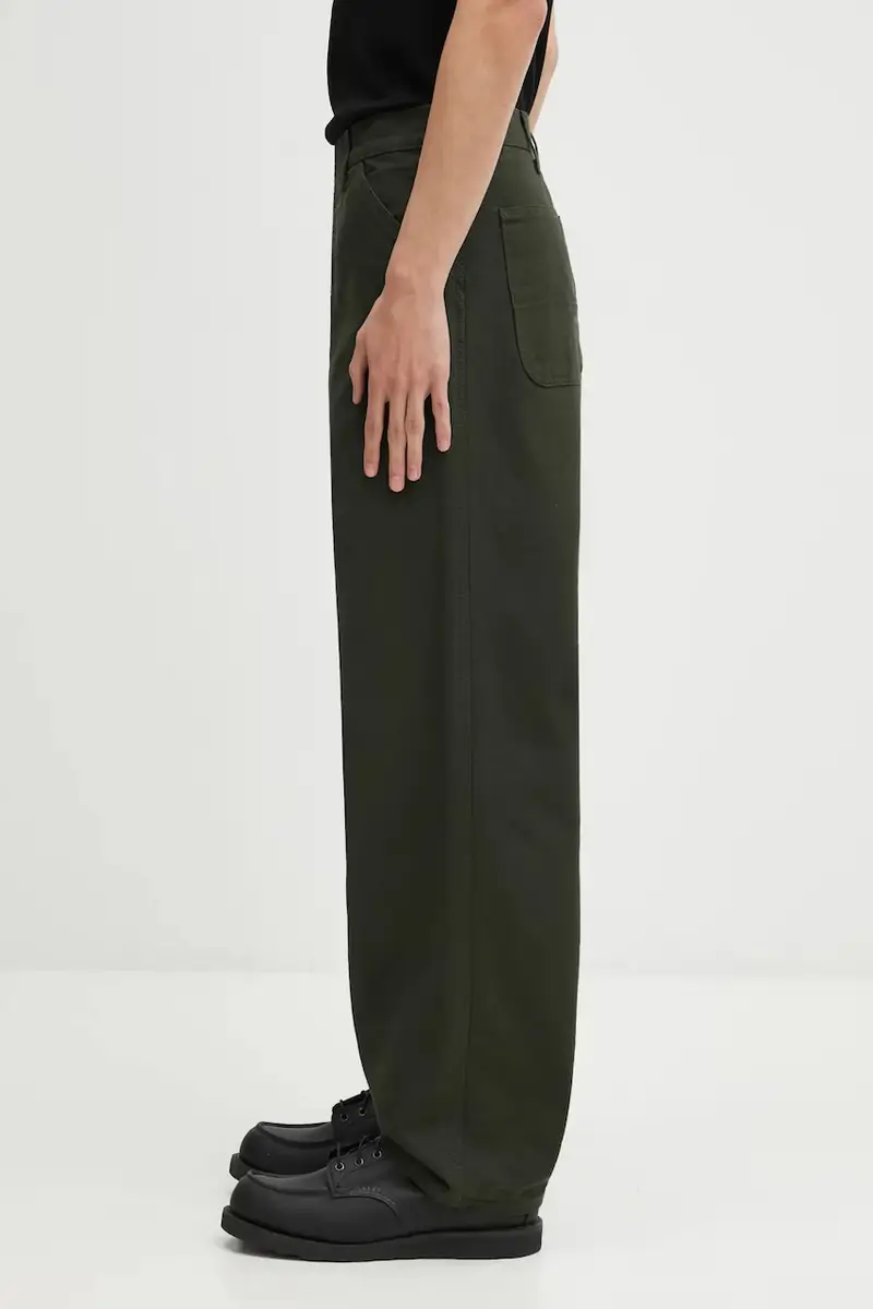 pantaloni in cotone Simple Pant uomo colore verde I031220.4902 miniatura 2