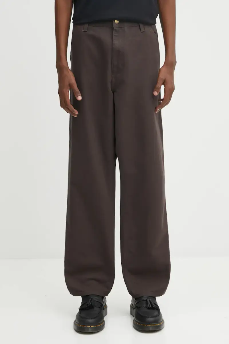 pantaloni in cotone Single Knee Pant I031497.4702 Marrone