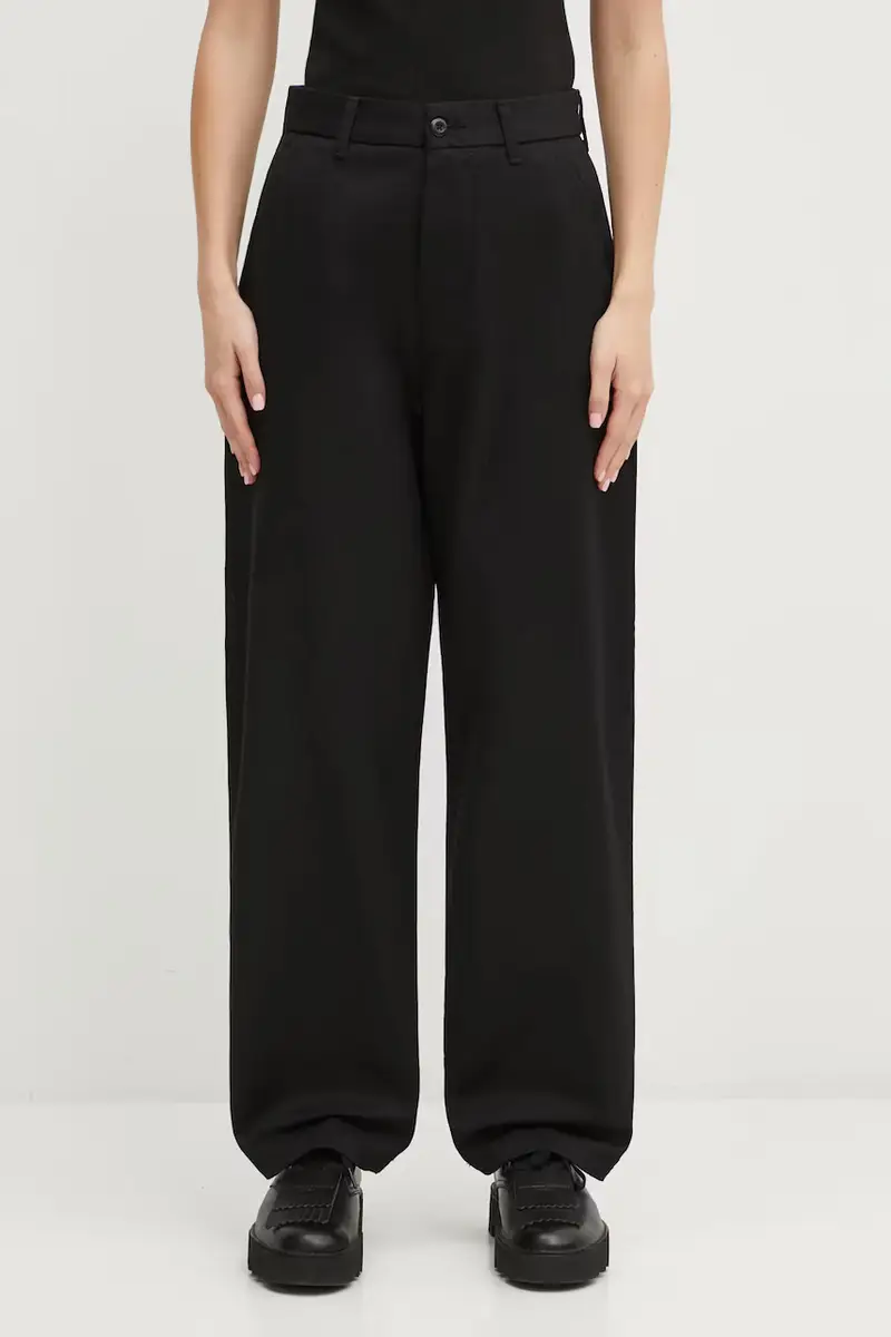 pantaloni in cotone W Brady Pant donna colore nero I036328.8902