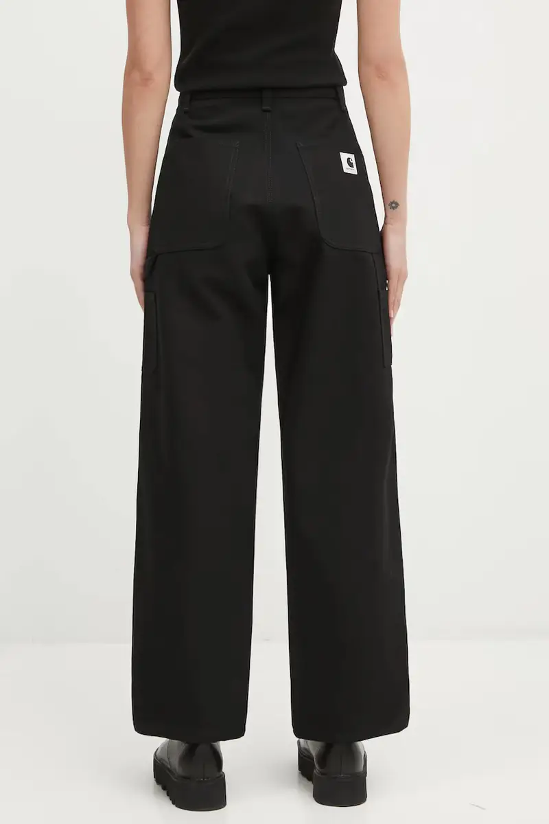 pantaloni in cotone W Brandon Single Knee Pant donna colore nero I036322.8901 miniatura 3
