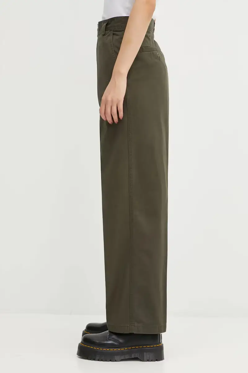 pantaloni in cotone W' Novi Pant donna colore verde I035683.6306 miniatura 2