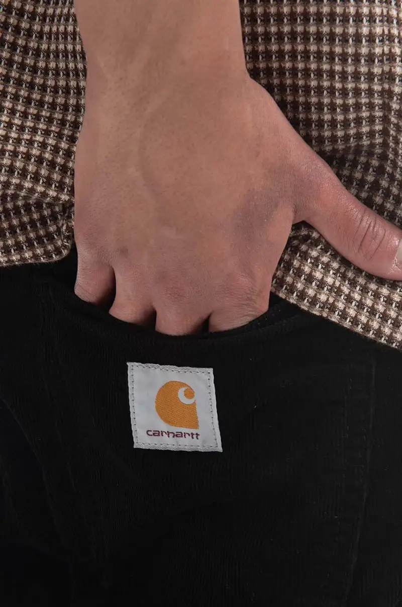 pantaloni in velluto a coste Newel Nero miniatura 4