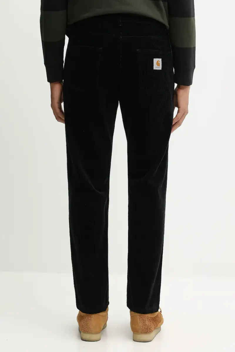 pantaloni in velluto a coste Newel Pant uomo colore blu navy I027232.1C02 miniatura 3