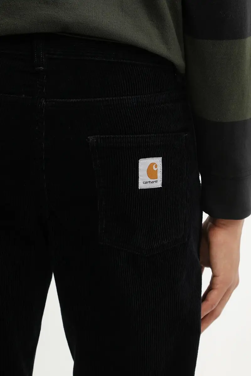 pantaloni in velluto a coste Newel Pant uomo colore blu navy I027232.1C02 miniatura 4