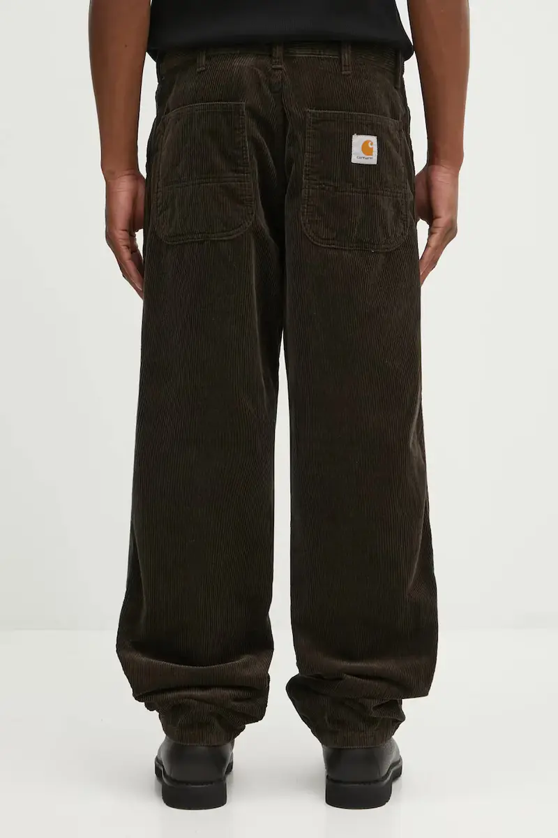 pantaloni in velluto a coste Simple Pant uomo colore verde I027217.4702 miniatura 3