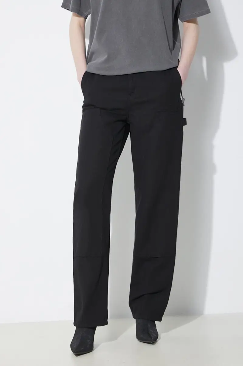 pantaloni Pierce Double Knee Pant donna colore nero I033139.8902