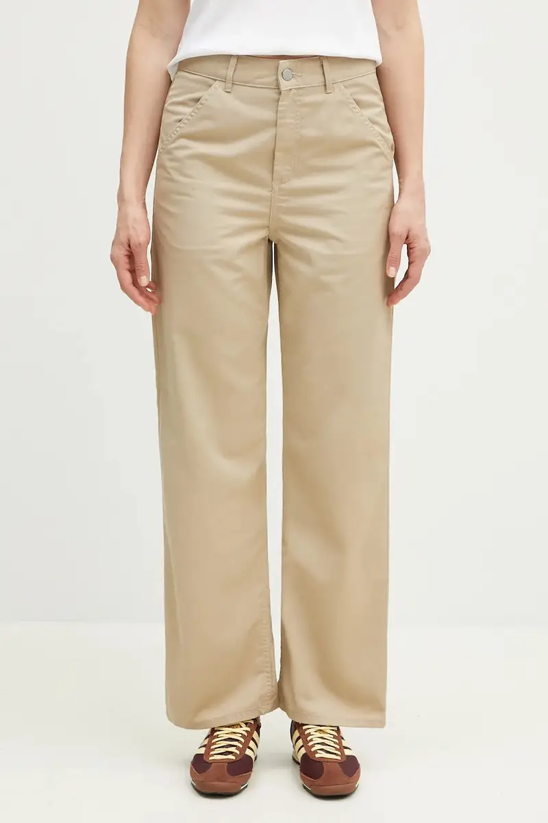 pantaloni Simple Pant donna colore beige I031562